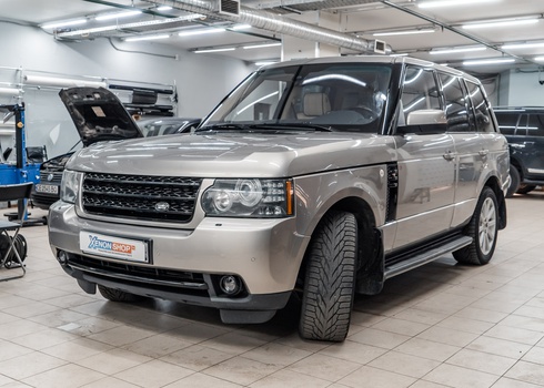 Бронирование отбойной части кузова Range Rover Vogue пленкой SunTek