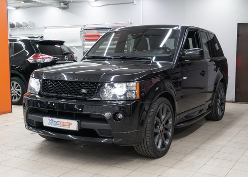 Замена ксеноновых линз Range Rover Sport III (2012) на светодиодные