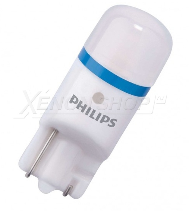 Лампа светодиодная Philips Ultinon Pro6000 W5W, 12V, LED, W2,1x9,5d, Amber  0,5W Philips купить