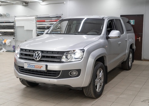 Установка линз в фары Volkswagen Amarok (2012)