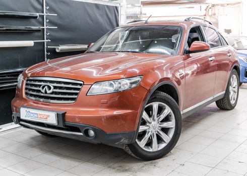 Устранение запотевания фары Инфинити ФХ35 / Infiniti FX35