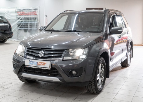 Замена линз в фарах Suzuki Grand Vitara (2014)