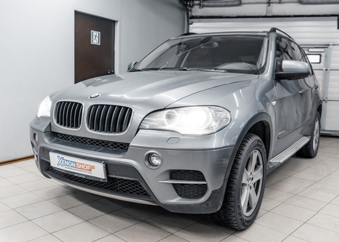 Замена ламп ближнего света BMW X5 E70