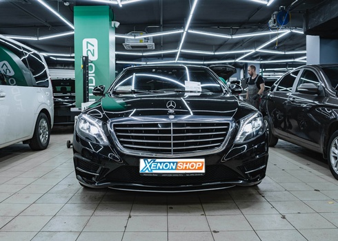 Устранение запотевания фары Mercedes-Benz S W222 (2015)