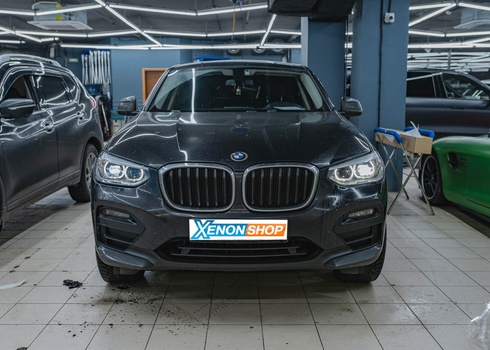 Замена разбитого стекла фары BMW X4 G02 (2020)
