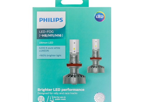 Светодиодные лампы в ПТФ Philips Ultinon LED-FOG H8/H11/H16 (11366ULWX2) – обзор и сравнение