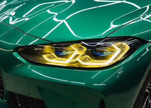 Замена чипов в ангельских глазках BMW M3 G80 (2022)
