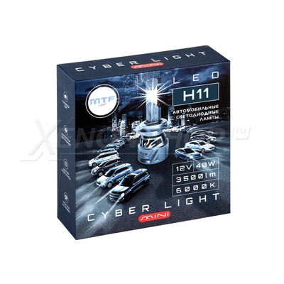 H11/H9/H16 MTF-Light Cyber Light MINI 6000К