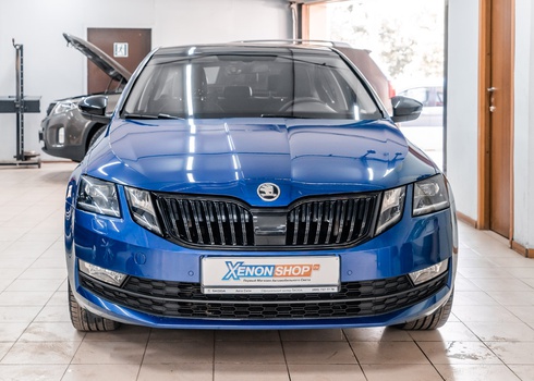 Бронирование фар и зоны погрузки Skoda Octavia A7