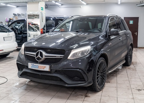 Тонировка передних боковых стекол Mercedes-Benz GLE63 AMG