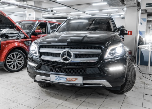 Ремонт фар Мерседес ГЛ500 / Mercedes-Benz GL500 + замена ксеноновых ламп