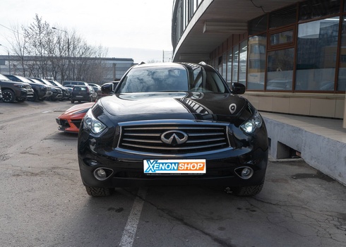 Замена линз Infiniti FX37 (2011) на LED-модули