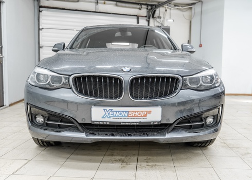 Установка металлической сетки в бампер БМВ Ф34 / BMW F34