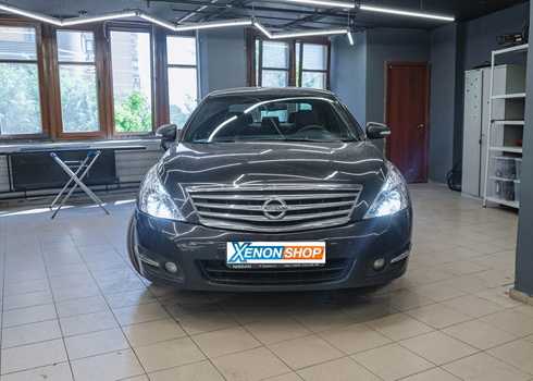 Замена линз и стекол фар Nissan Teana J32 (2011)