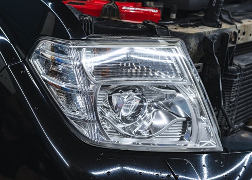 Замена линз на Hyundai Santa Fe (2014)