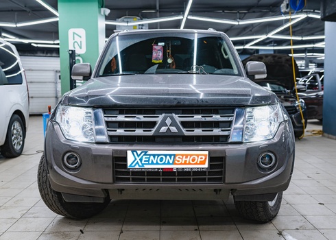 Замена ксеноновых линз Mitsubishi Pajero 4 на светодиодные модули