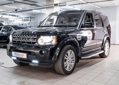 Замена ксеноновых ламп Land Rover Discovery 4 + полировка фар