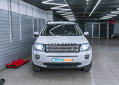 Замена линз Land Rover Freelander 2 на LED-модули