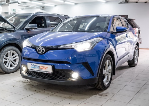 Установка сетки в бампер Тойота С-НР / Toyota C-HR