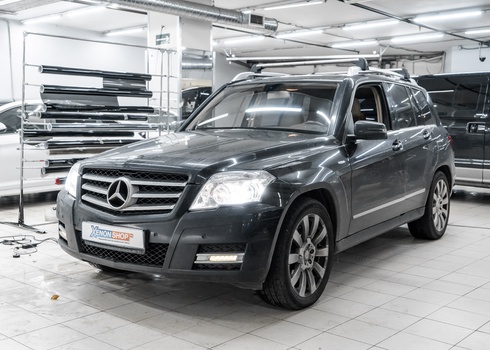 Замена ламп в фарах Мерседес ГЛК / Mercedes-Benz GLK