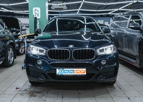 Замена линз BMW X3 F25 на LED-модули