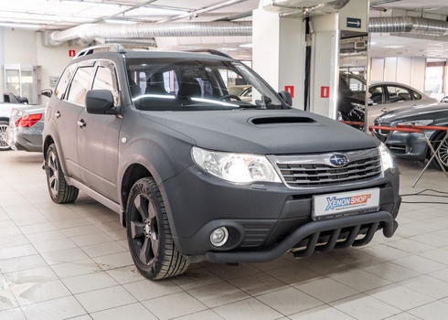 Установка ксеноновых линз на Субару Форестер / Subaru Forester