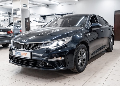 Установка светодиодных ламп в фары KIA Optima IV рестайлинг