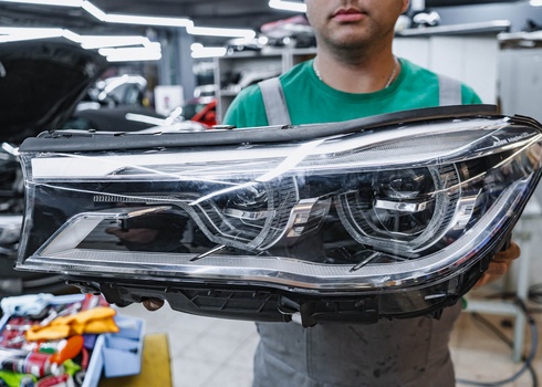 Замена стекла и корпуса фары BMW 7 G11