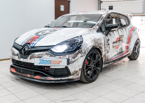 Установка светодиодных ламп на Рено Клио РС4 / Renault Clio RS4