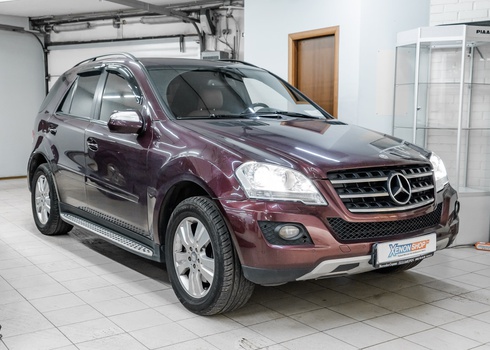 Замена линз в фарах Мерседес МЛ / Mercedes-Benz ML