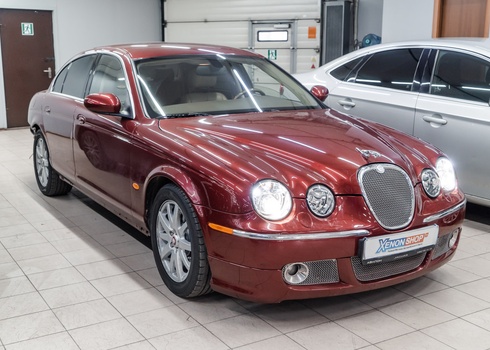 Замена линз Jaguar S-type (2005)