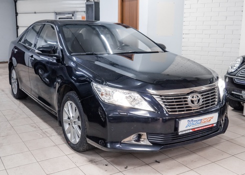 Замена ксеноновых линз Toyota Camry XV50 (2014) на новые модули