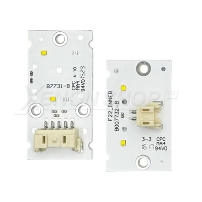 Комплект плат маркера BMW 2 F22/M2 F87 2014-2017 - лимонный цвет