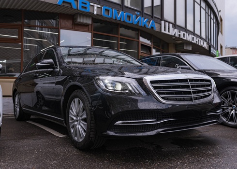 Замена стекол фар Mercedes-Benz S W222 