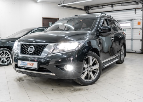 Установка светодиодных ламп на Ниссан Патфайндер / Nissan Pathfinder