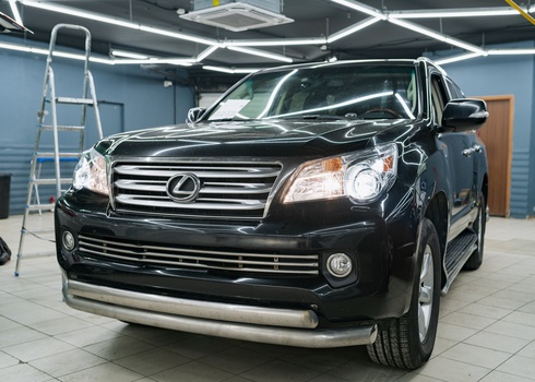 Замена линз и стекол фар Lexus GX450 (2011)
