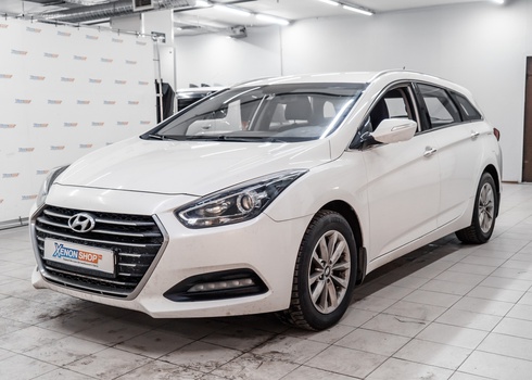 Защита фар Хендай и40 / Hyundai i40 полиуретановой пленкой