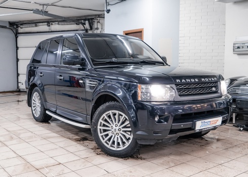 Установка новых ксеноновых ламп на Range Rover Sport