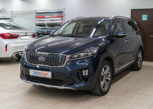 Устранение запотевания фары KIA Sorento Prime (2019)