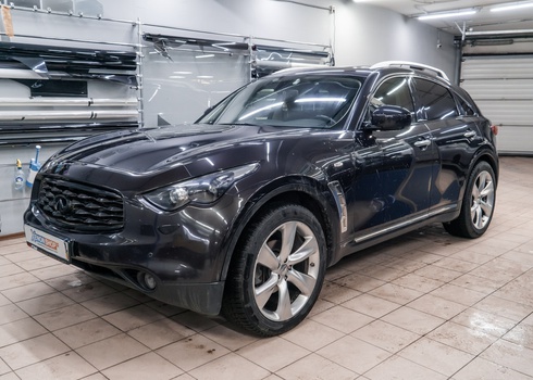 Тонировка передних боковых стекол Infiniti FX35