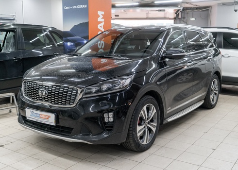 Устранения запотевания фары Kia Sorento Prime (2019) + ремонт стекла фары