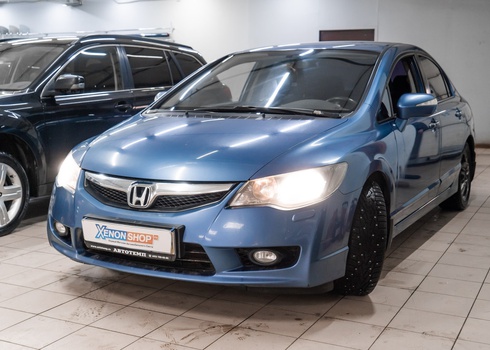 Замена выгоревшего ксенона в фарах Honda Civic 4D