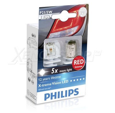 P21/5W Philips X-Treme Vision RED (2 шт.) - 12899RX2