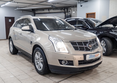 Замена штатных ксеноновых ламп Cadillac SRX