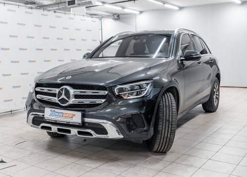 Поклейка на фары Mercedes-Benz GLC брони SunTek