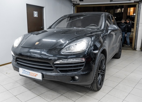 Замена ламп в фарах Порше Кайен / Porsche Cayenne