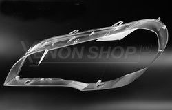 Стекло левой фары BMW X5 E70 (2006-2013) Стекло левой фары BMW X5 E70 (2006-2013)