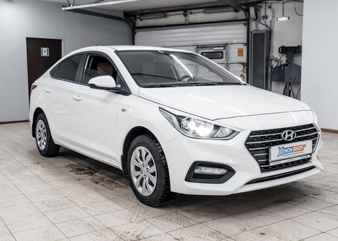 Какие линзы установить в фары Hyundai Solaris 2 2017 года