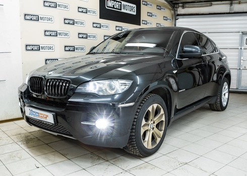 Замена светодиодных ламп в ПТФ БМВ Х6 / BMW X6