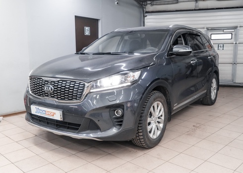 Установка светодиодных ламп на KIA Sorento Prime